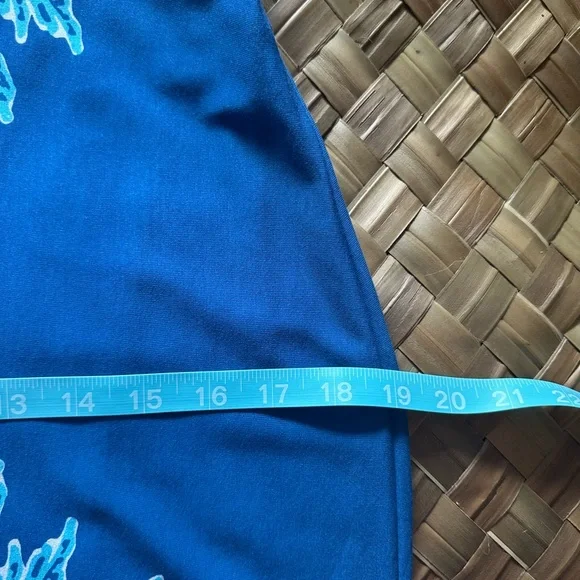 Lilly Pulitzer Noa Strapless Maxi Dress Blue Floral - Picture 5 of 12